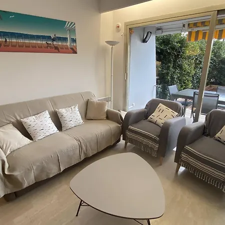 3p En Rdj Avec Jardin Et Terrasse, A 5 Min Et Restaurants, Parking Prive, Climatise - Fr-1-252a-59 Lägenhet *